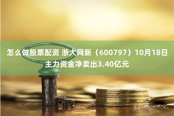 怎么做股票配资 浙大网新（600797）10月18日主力资金净卖出3.40亿元